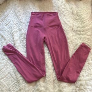 Pink lululemon leggings
